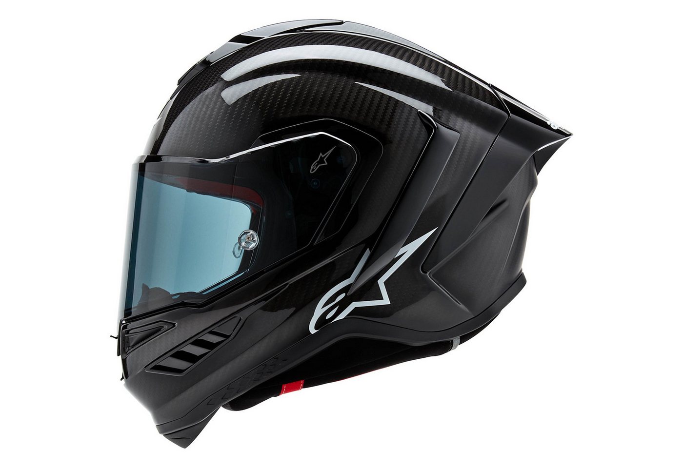 Alpinestars Motorradhelm Alpinestars Supertech R10 Solid Integralhelm Schwarz / Carbon (1er Set), integralhelm motorrad Bild 2