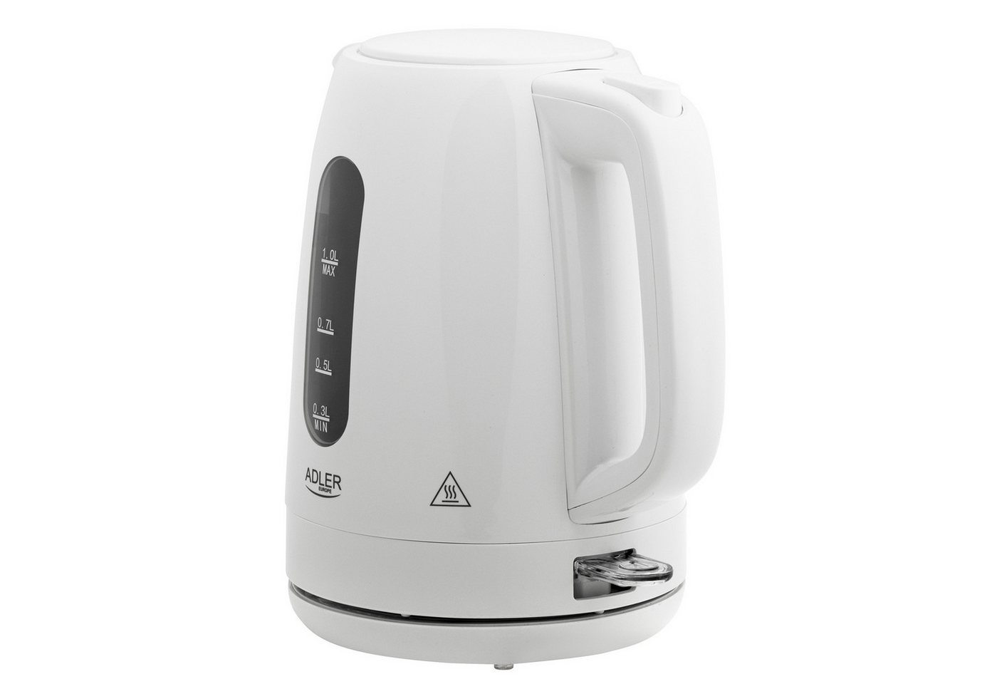 Adler Wasserkocher Adler AD 1380w Wasserkocher 1,0L weiß, 2200W