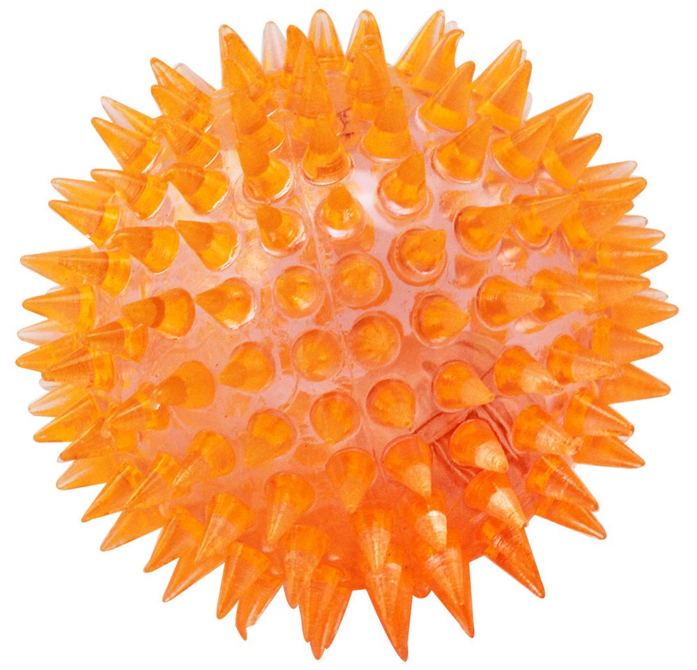 com-four Squashball Blink-Igelball mit LED Licht, Spielball (4-St), Mitgebsel für Kindergeburtstag, Gummiball Spielzeug Bild 3