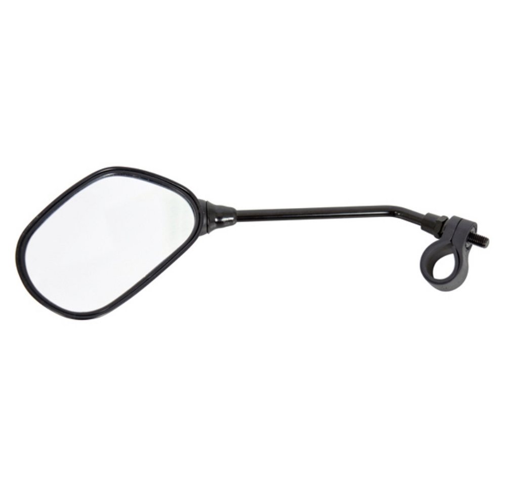 Dresco Fahrradspiegel Fahrradspiegel 6,5 x 10 cm - verstellbar mit Reflektor (1 St), rechts oder links montierbar