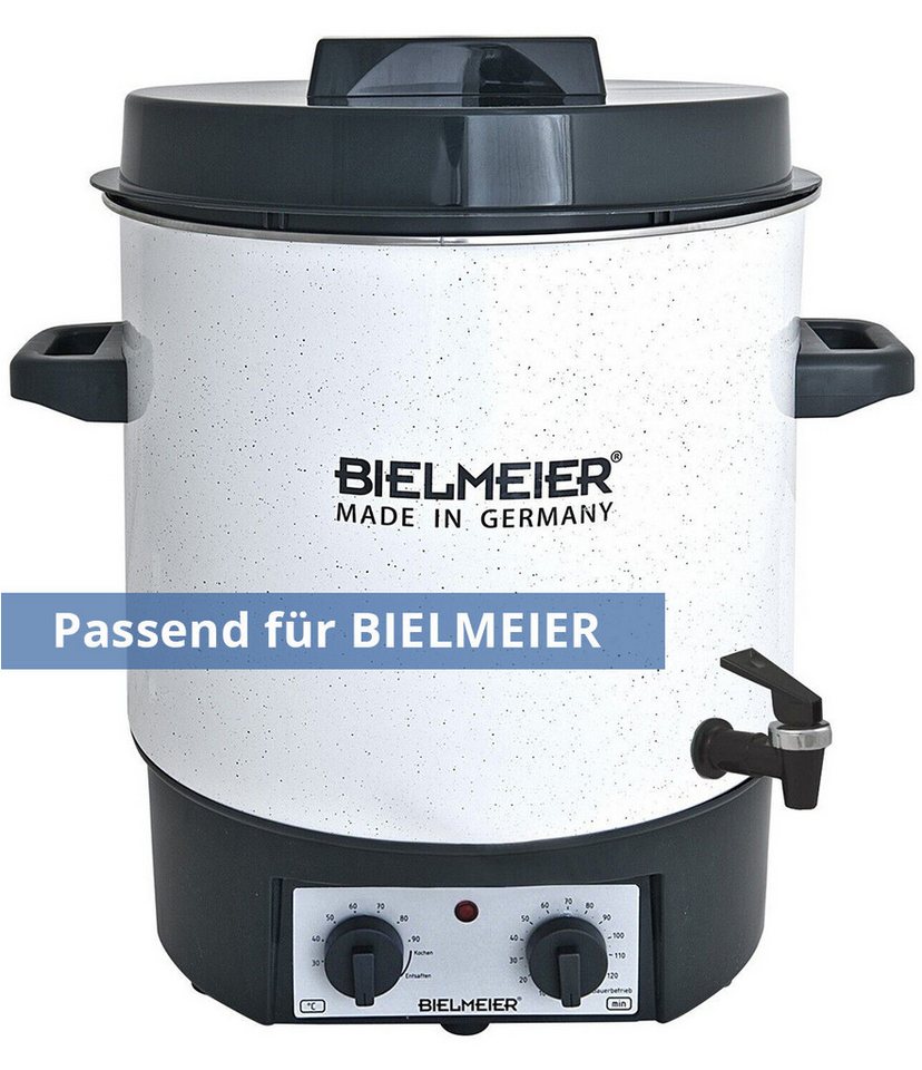 Bielmeier Zapfhahn Auslaufhahn Einkochautomat einwecken Kunststoff 3/8" für Kochstar WECK, Glühweinautomaten Mutter mit 2 Dichtungen Made in Germany Bild 4