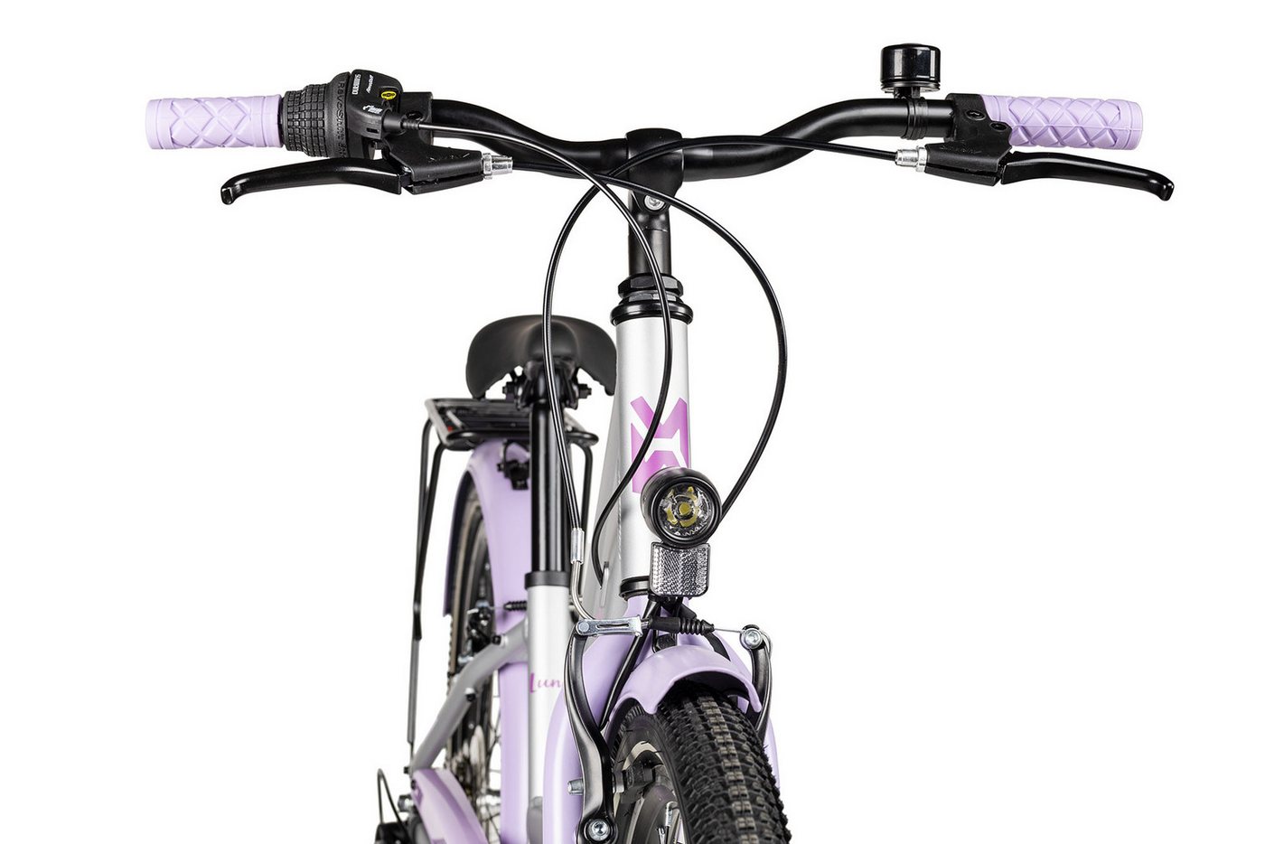 Maxim Kinderfahrrad Maxim Luna 24-7, 7 Gang Shimano Tourney RD-TY300 Schaltwerk, Kettenschaltung, Straßenausstattung violett/rosa Bild 5