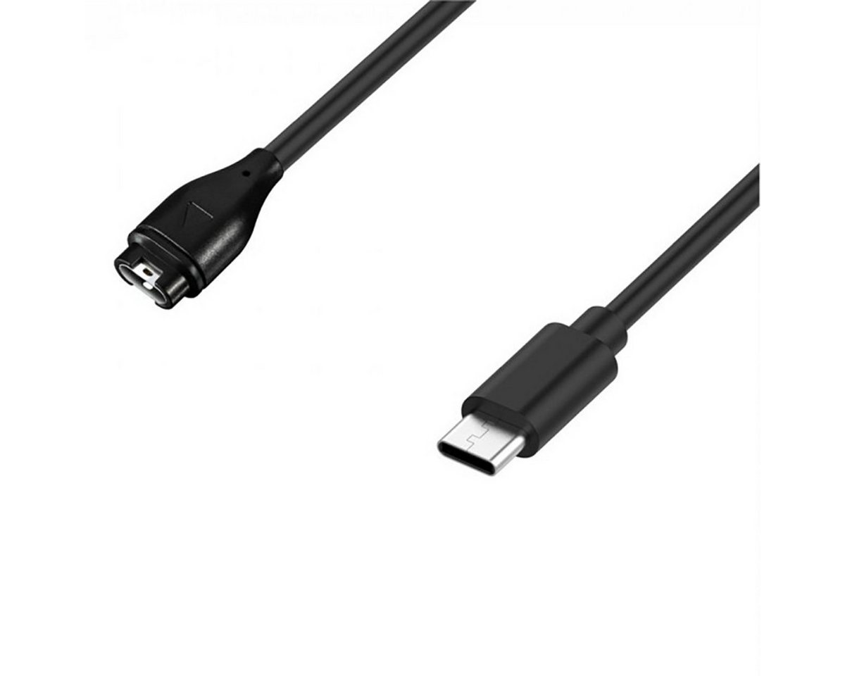 Hurtel Magnetisches USB-C-Ladegerät für Garmin Smartwatches Smartwatch-Ladekabel, USB-C, Magnetischer Ladeanschluss, Magnetisch, USB-C und 2-in-1-Laden mit Datenübertragung