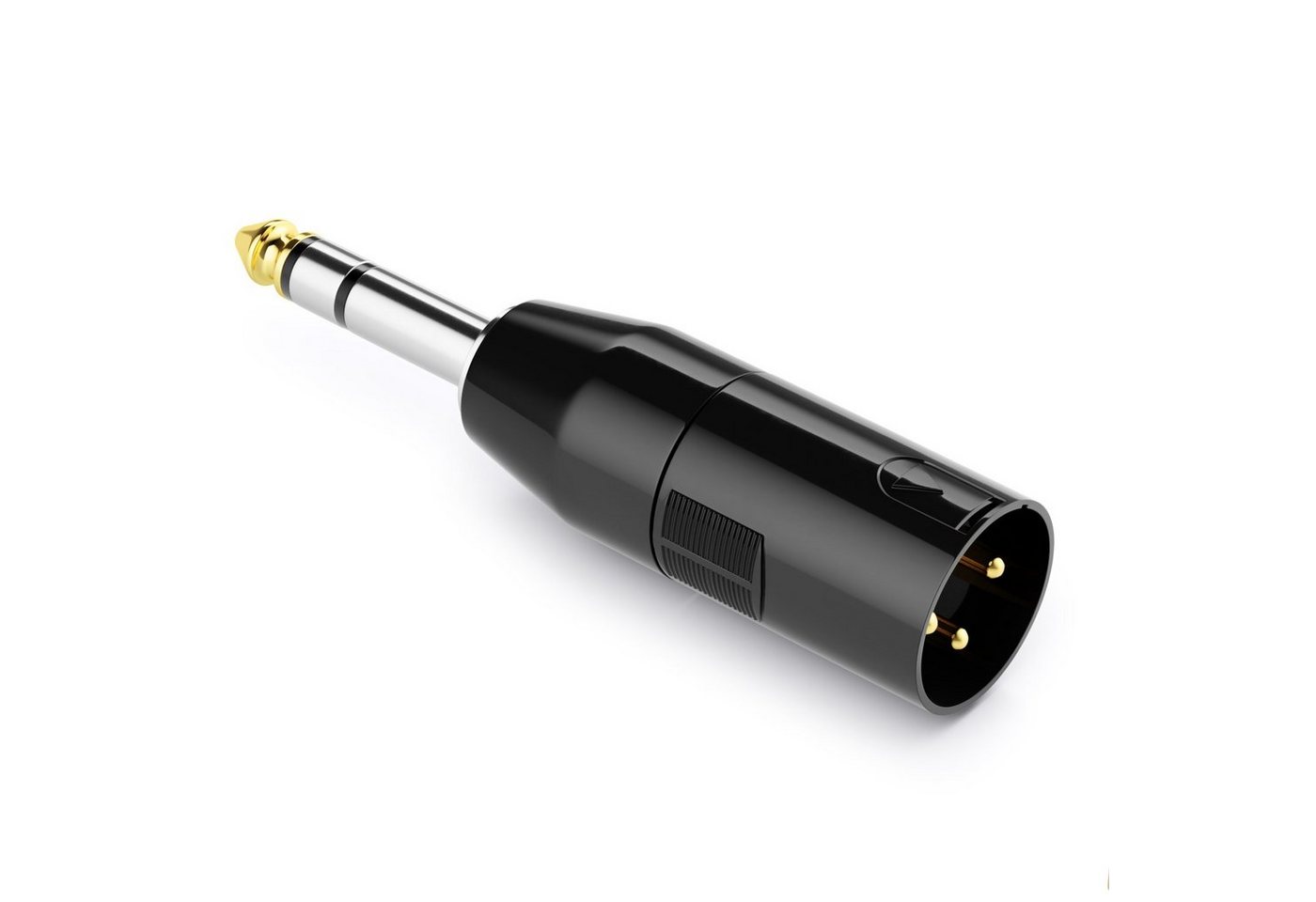 deleyCON deleyCON Audio Adapter XLR auf 6,3mm Stereo Klinke XLR Stecker auf Audio-Kabel