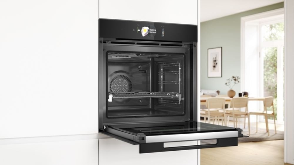 BOSCH Backofen Serie 8 HBG978NB1, Serie 8, Einbau-Backofen, 60 x 60 cm, Schwarz,EEK: A+, Pyrolyse-Selbstreinigung Bild 4