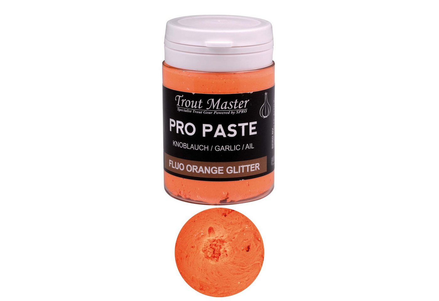 SPRO Kunstköder, Spro Trout Master Pro Paste Forellenteig Fluo Orange Glitter