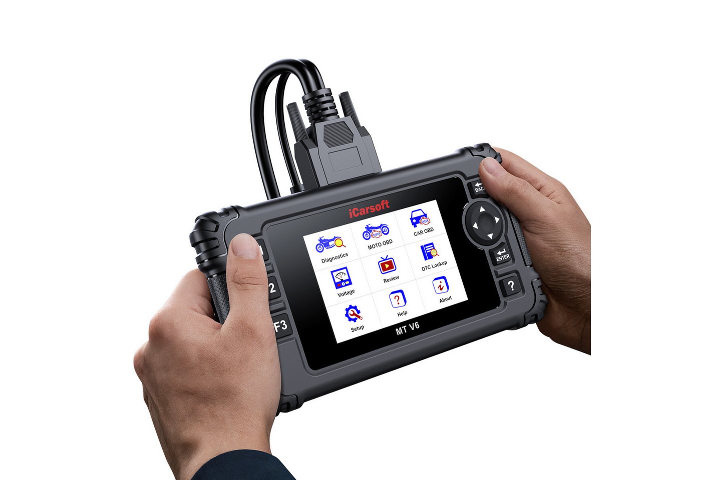 iCarsoft OBD2-Diagnosegerät MT V6 für SUZUKI Motorräder OBD Scanner +Adapter +Updates Bild 4