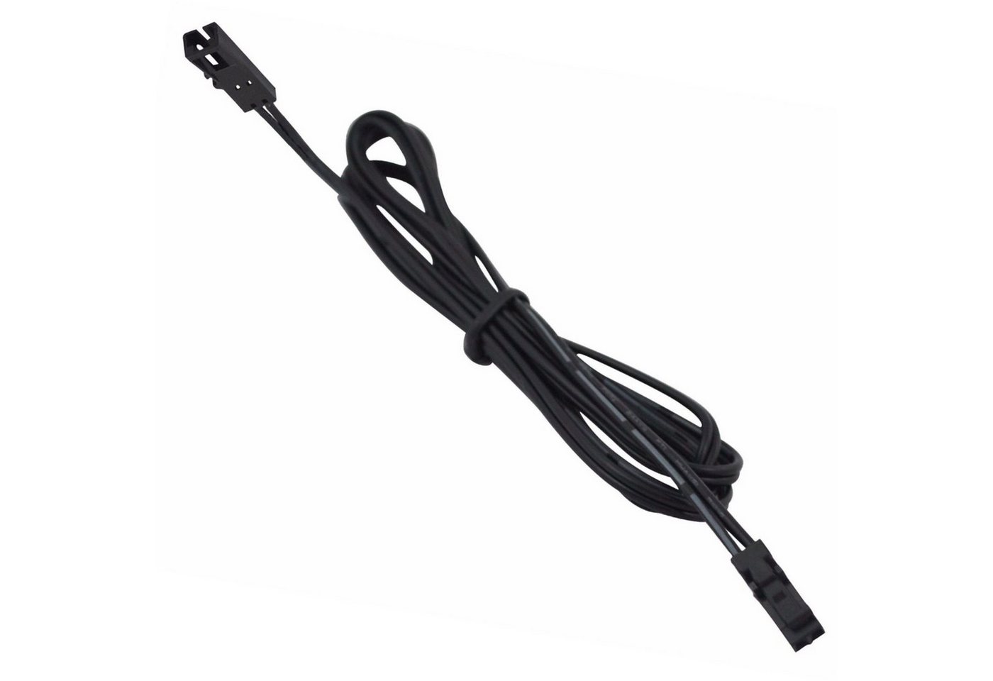 kalb LED MINI Stecker Verlängerungskabel 2m f Aufbauleuchte schwarz Stromkabel