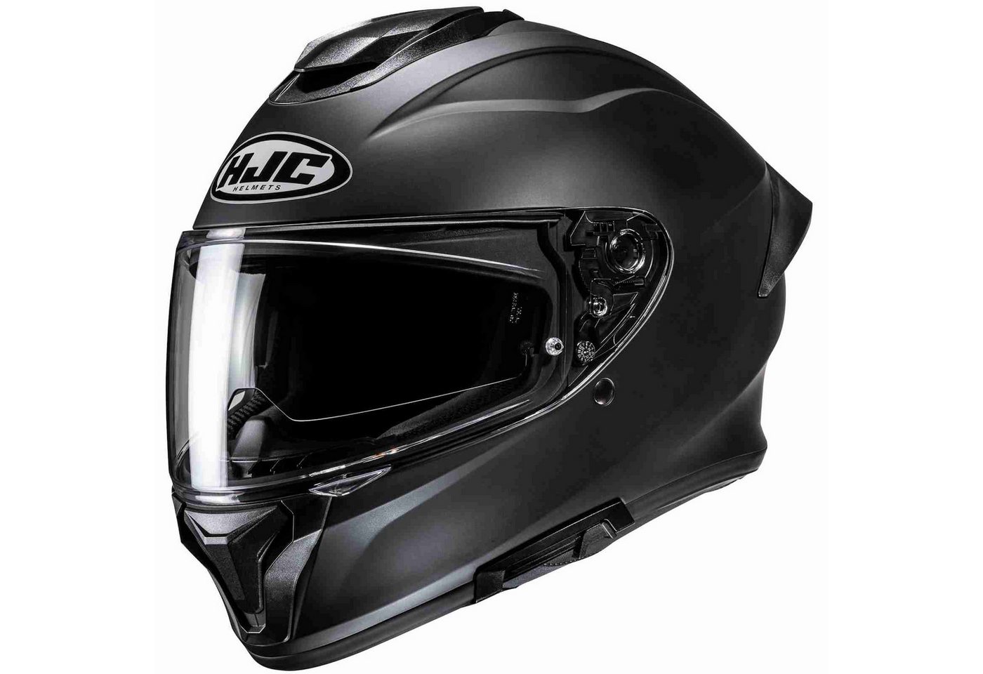HJC Motorradhelm HJC C71 Solid Integralhelm Matt-Schwarz XXL (1er Set), integralhelm motorrad