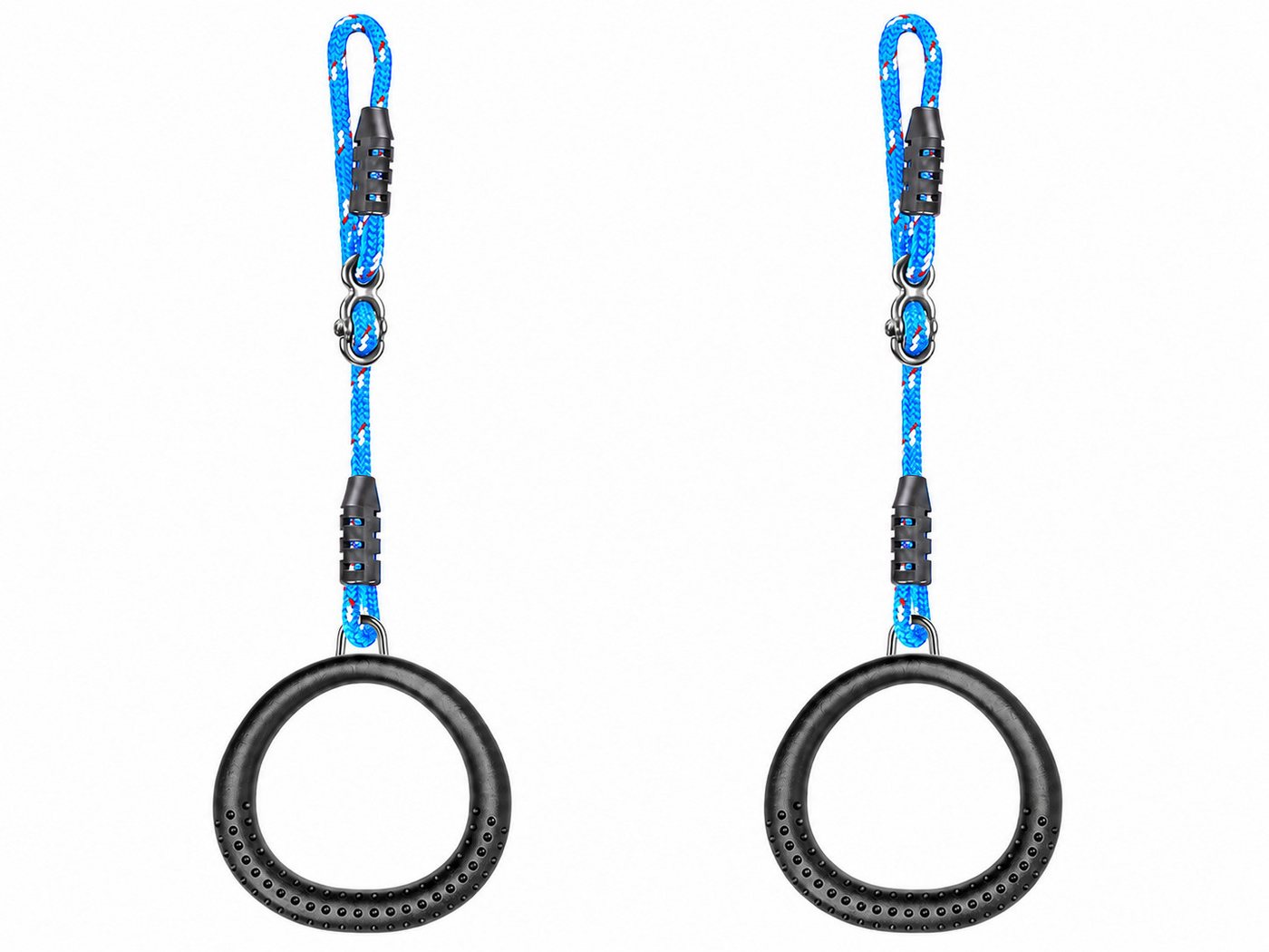 BeneLabel Turnring 2 Stück, Fitness Gymnastikringe für Kinder und Erwachsene (2-tlg), Calisthenics Trainingsringe mit verstellbarem Seil