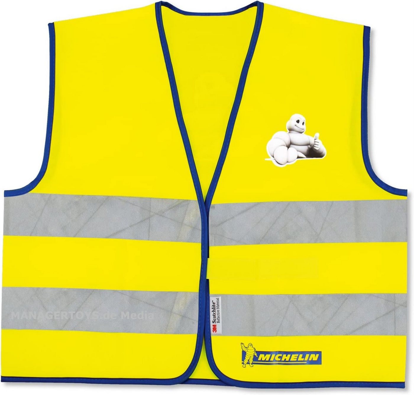 Michelin Warnweste Textile Kids Warnweste Kinder 6 - 12 J. Männchen Sicherheitsweste NEON Bild 2