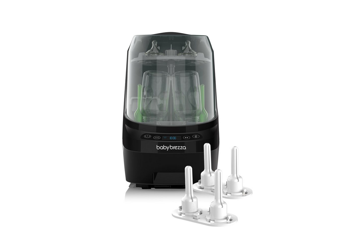 Baby Brezza Wassersterilisiergerät Bottle Washer Pro mit Strohhalm-Reinigungs-Einsatz, All in One - Waschen, Sterilisieren, Trocknen Bild 4