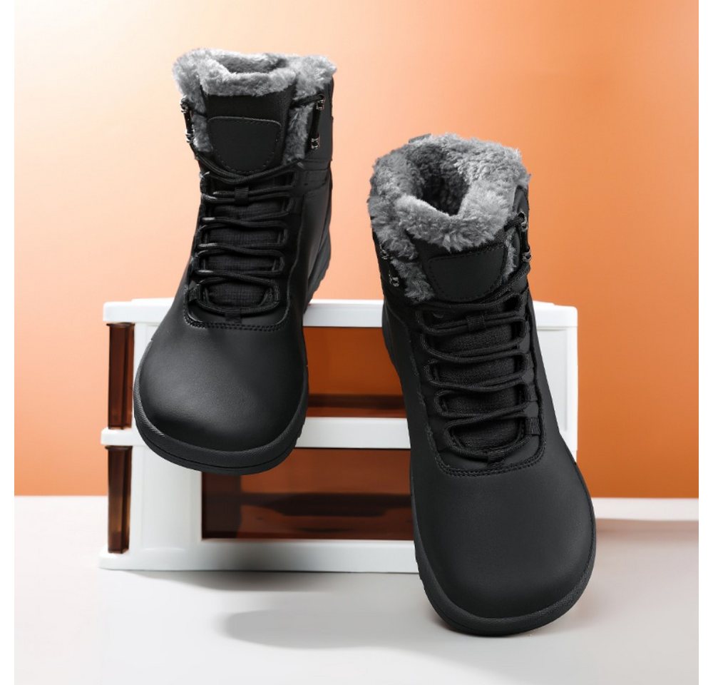 HUSK'SWARE Schneeschuhe Bequeme Winter-Schneestiefel (Warme Wanderschuhe, High-Top-Schuhe), efütterte Winterstiefel für Damen & Herrenr- ideal für kalte Tage Bild 2
