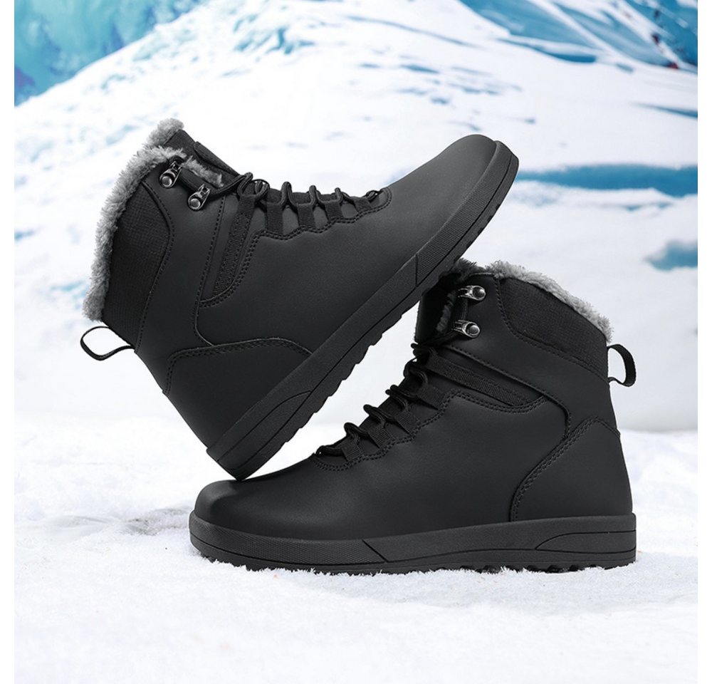 HUSK'SWARE Schneeschuhe Bequeme Winter-Schneestiefel (Warme Wanderschuhe, High-Top-Schuhe), efütterte Winterstiefel für Damen & Herrenr- ideal für kalte Tage Bild 4