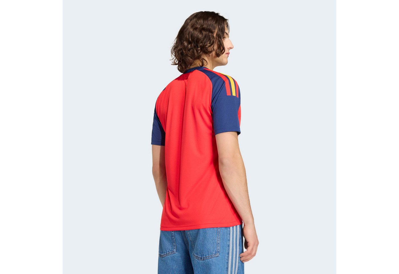 adidas Performance Fußballtrikot SPANIEN 26 FAN HEIMTRIKOT für Erwachsene, ohne Verschluss, mit Rundhalsausschnitt, aus Polyester Bild 2