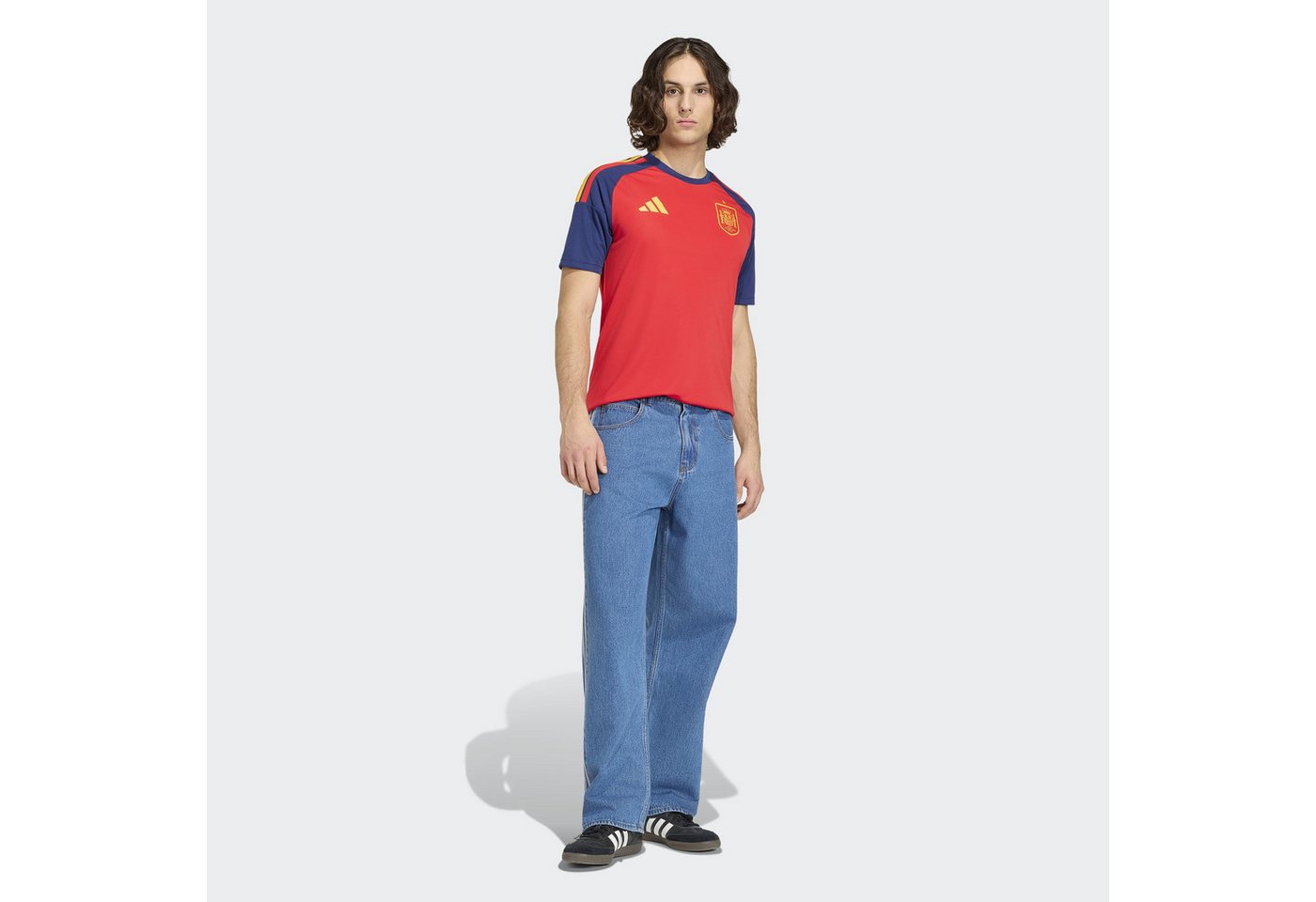 adidas Performance Fußballtrikot SPANIEN 26 FAN HEIMTRIKOT für Erwachsene, ohne Verschluss, mit Rundhalsausschnitt, aus Polyester Bild 3