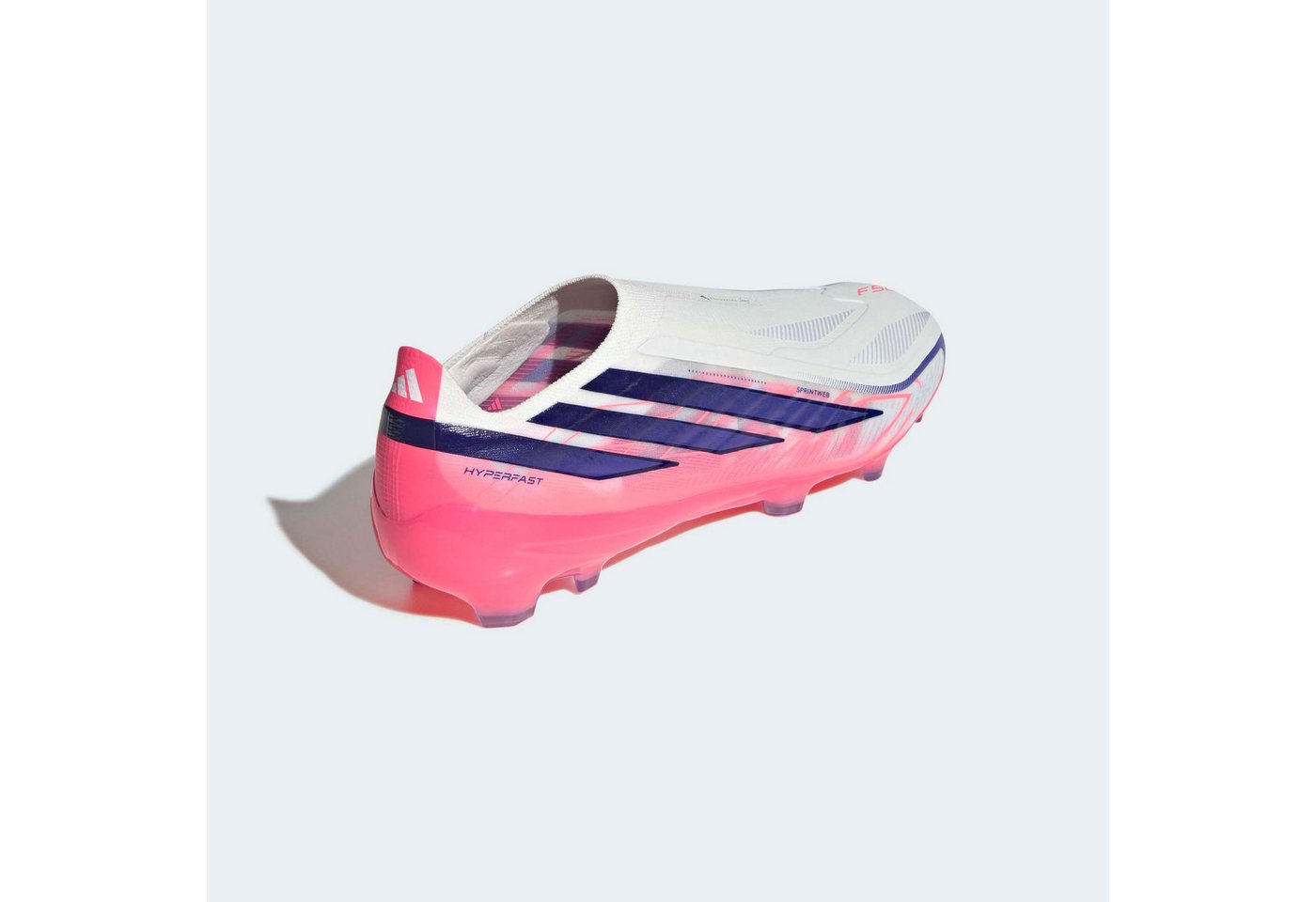 adidas Performance F50 HYPERFAST PRO, FESTE BÖDEN, OHNE SCHNÜRSENKEL Fußballschuh Außensohle für Rasen und feste Böden Bild 2