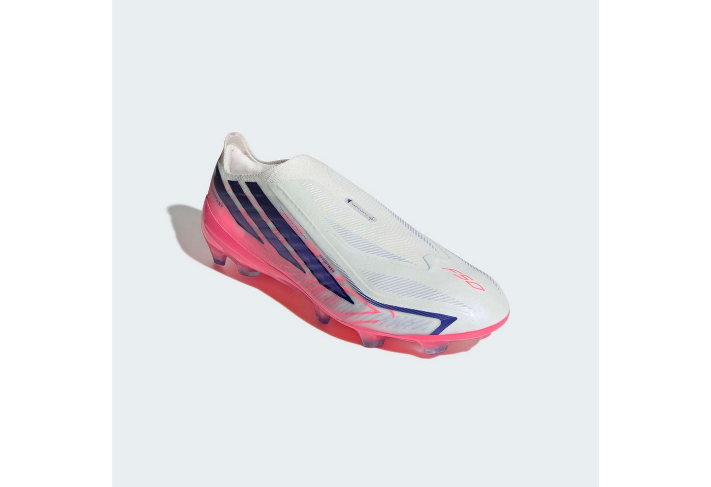 adidas Performance F50 HYPERFAST PRO, FESTE BÖDEN, OHNE SCHNÜRSENKEL Fußballschuh Außensohle für Rasen und feste Böden Bild 3