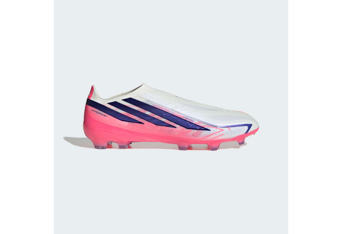 adidas Performance F50 HYPERFAST PRO, FESTE BÖDEN, OHNE SCHNÜRSENKEL Fußballschuh Außensohle für Rasen und feste Böden Bild 5