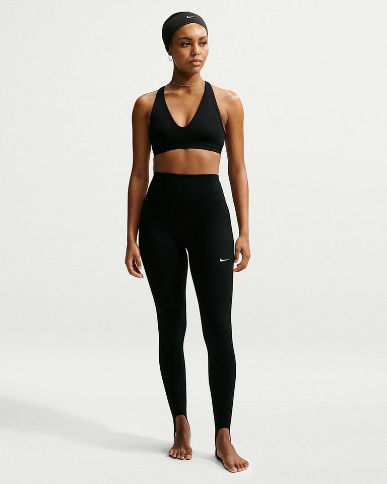 Nike Trainingstights W NK1 DF STIRRUP TIGHT figurbetonter Schnitt Bild 4