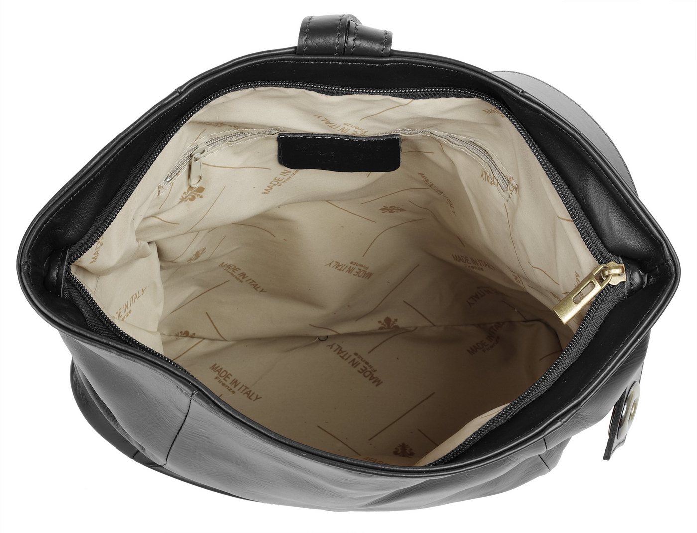 Piké Cityrucksack PIKÉ Damen Cityrucksack echt Leder, Made in Italy, echt Leder, Made in Italy Bild 3