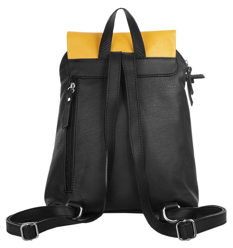 Cluty Cityrucksack CLUTY Damen City-Rucksack echt Leder, Made in Italy, echt Leder, Made in Italy Bild 5