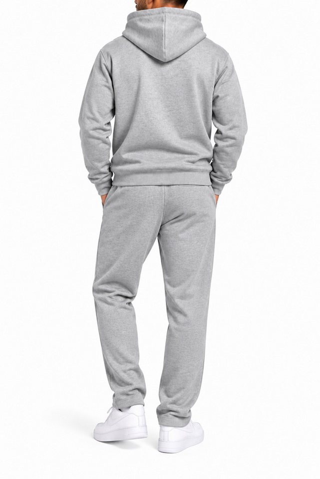Banco Freizeitanzug Herren 2- teilig Trainingsanzug- Hoodie mit Kapuze und Sweatpant, zweiteilig mit Hoodie, Jogginghose, Kordelzug und Seitentaschen Bild 2