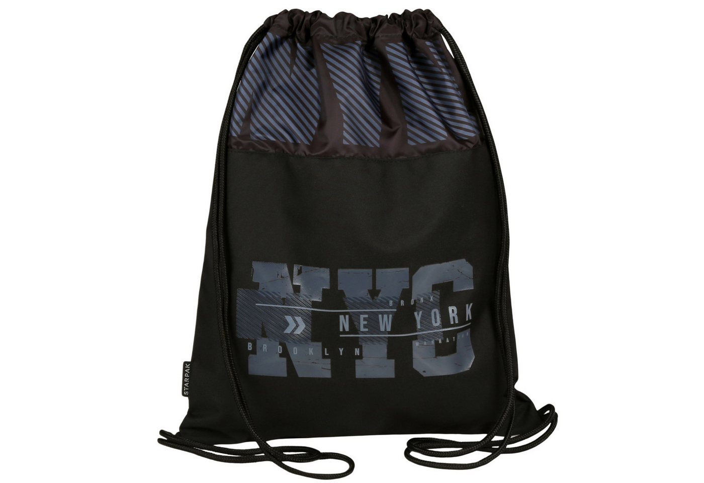 Sarcia.eu Schulrucksack NYC SCHUL Starter SET für JUNGEN: gepolsterter Rucksack + Schuhtasche Bild 4