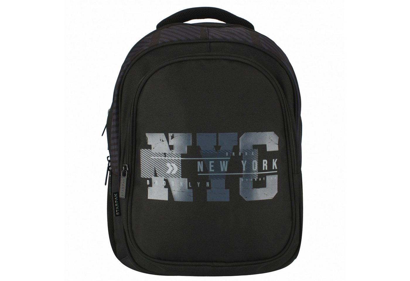 Sarcia.eu Schulrucksack NYC SCHUL Starter SET für JUNGEN: gepolsterter Rucksack + Schuhtasche Bild 5