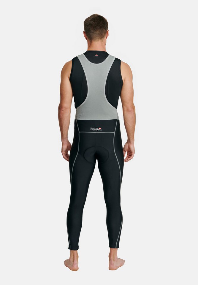 DANISH ENDURANCE Sporthose Men's Cycling Bib Herren, Radlerhose mit Polsterung