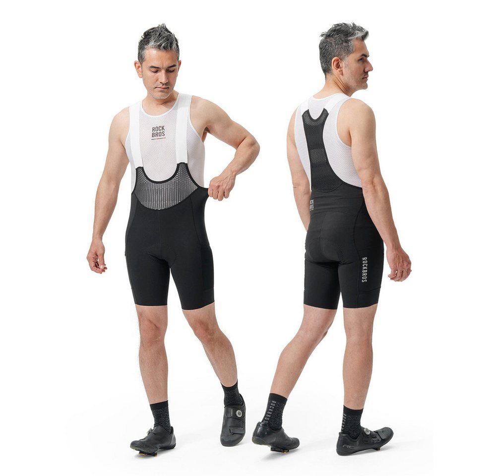 ROCKBROS Radhose Radhose Fahrradhose (Spar-Set, 1-tlg) Sitzpolster, atmungsaktiv, Taschen, reflektierend