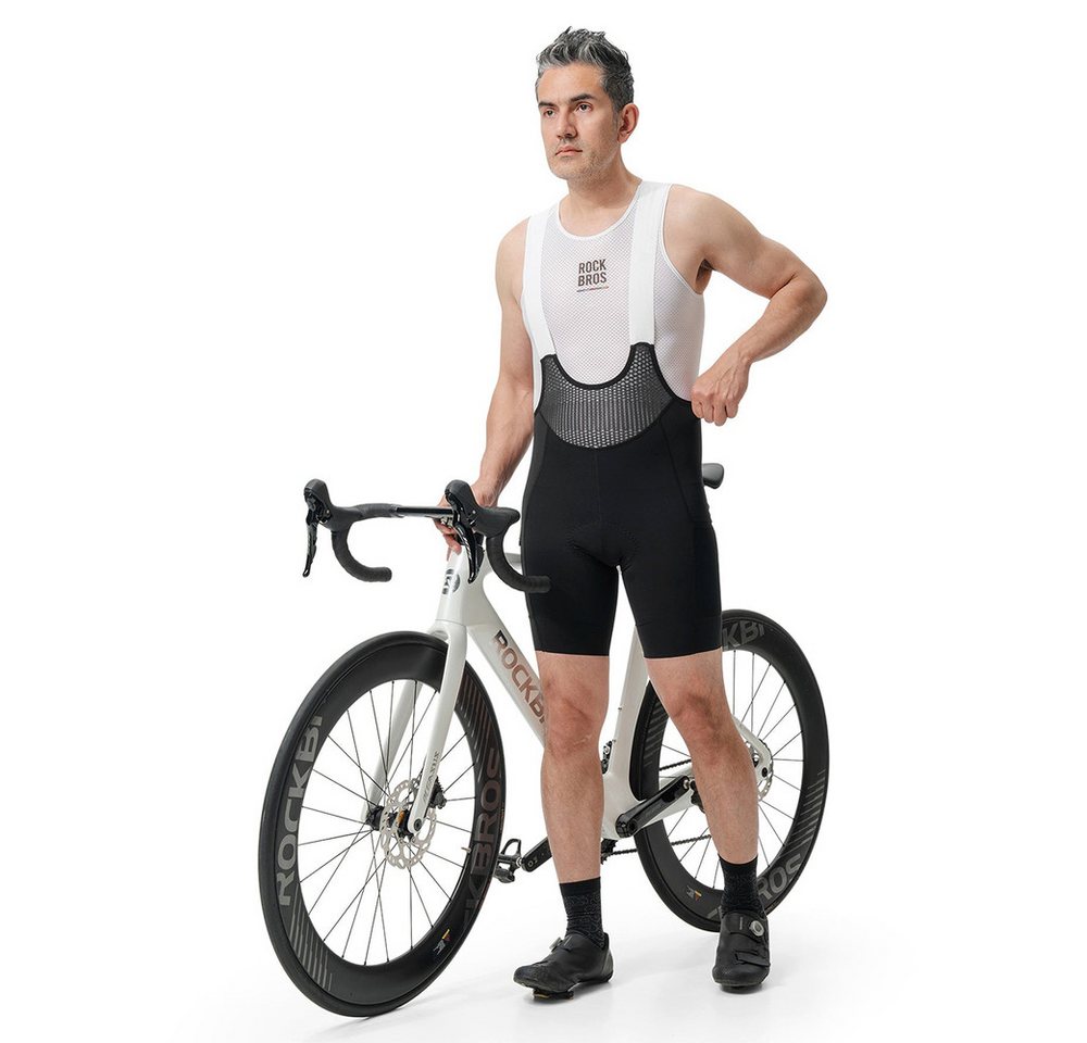 ROCKBROS Radhose Radhose Fahrradhose (Spar-Set, 1-tlg) Sitzpolster, atmungsaktiv, Taschen, reflektierend Bild 4