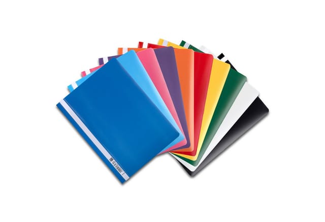 OXFORD Hefter Oxford Schnellhefter, DIN A4, PP, 10er Pack Farbmix