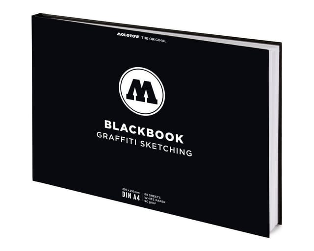 MOLOTOW Notizbuch Blackbook Graffiti Sketching DIN A4 landscape