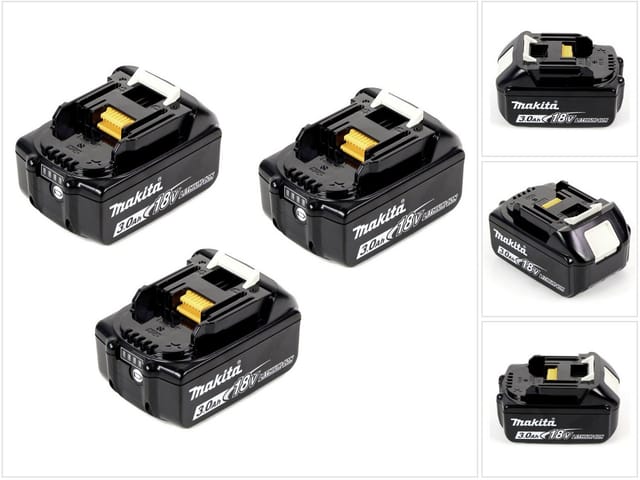 Makita Makita BL 1830 B 18V - 3 Ah / 3000 mAh Li-Ion Akku mit LED Anzeige - Akkupacks