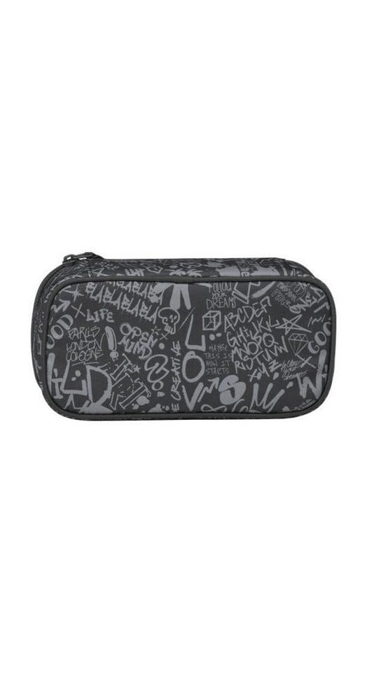 Satch Federmäppchen Schlamperbox, (2-tlg), inklusive Geodreieck und Stundenplan