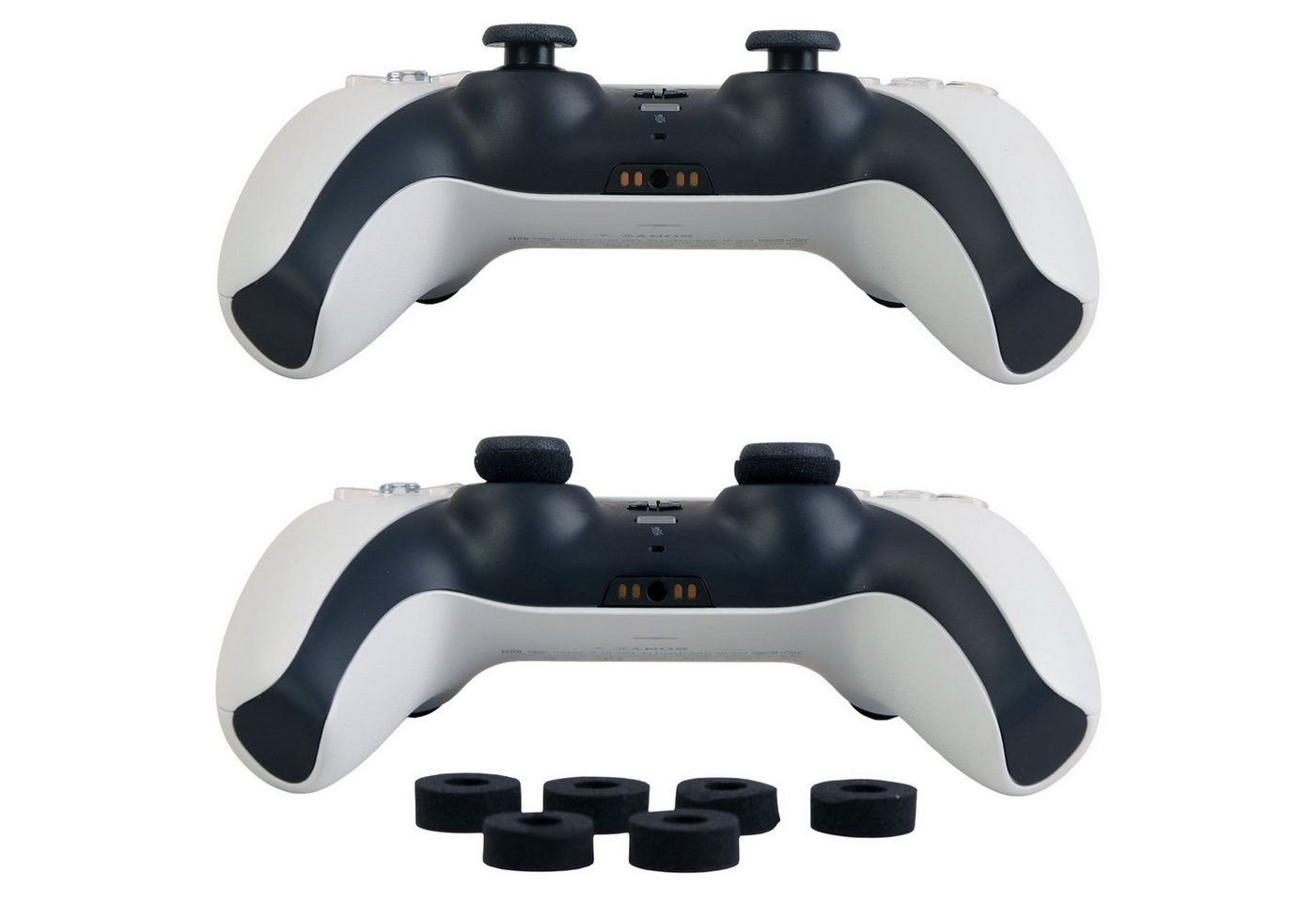 Speedlink 8 SHOXX Game Controller Enhancer Stoß-Dämpfer PlayStation 5-Controller (Set, 8 St., Thumb-Stick Ringe für Sony PS4 DualShock PS5 DualSense Controller)