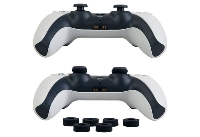 Speedlink 8 SHOXX Game Controller Enhancer Stoß-Dämpfer PlayStation 5-Controller (Set, 8 St., Thumb-Stick Ringe für Sony PS4 DualShock PS5 DualSense Controller)