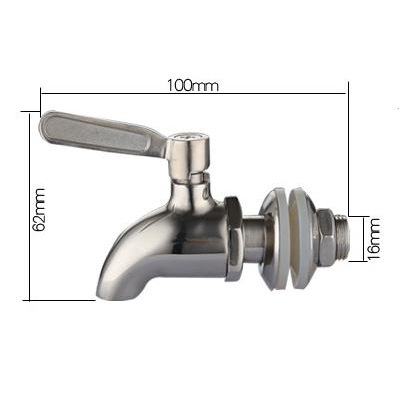 Edelstahl-zapfhahn Für Weinfässer, Saftzapfhahn, Heißwasser-eimerhahn, Glasflaschenhahn Für Spirituosen, Bierzapfhahn