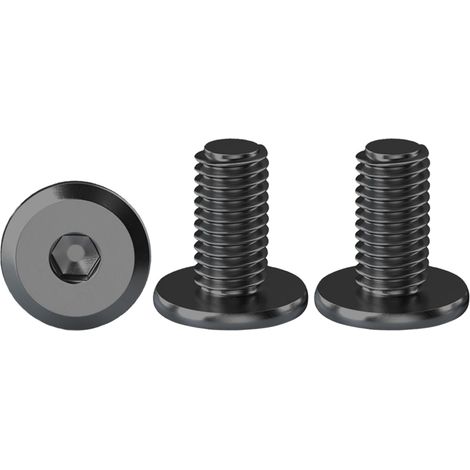 20 Stück Flachkopfschrauben Mit Schwarzem Innensechskant M6 X 10 Mm Edelstahl A2 V2a Sechskant-flachkopfschrauben Flansch-innensechskantschrauben Innensechskantschrauben