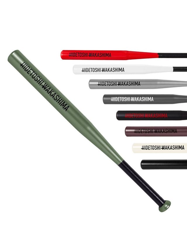 HIDETOSHI WAKASHIMA Baseballschläger "Tokyo", rostfreier legierter Stahl, (verschiedene Farben)