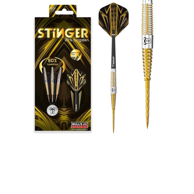 BULL'S Dartpfeil Stinger Steel Dart 25g, Pro Dartpfeil Steel Dart Darts 25g