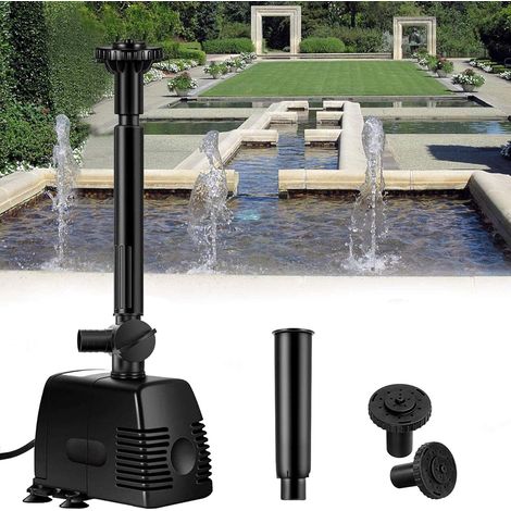 Teichpumpe, Fördermenge 1000 L/h, Leistung 22 W, Teich, Garten