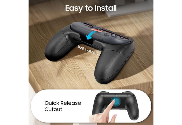 Fintie Grip für mit Nintendo Switch 2(2025) Joy-Con, Ergonomisches Design Gaming-Controller (2 Stück, Griff Kit Komfort Griffhalter für Switch Konsole Joy-Con Controller)