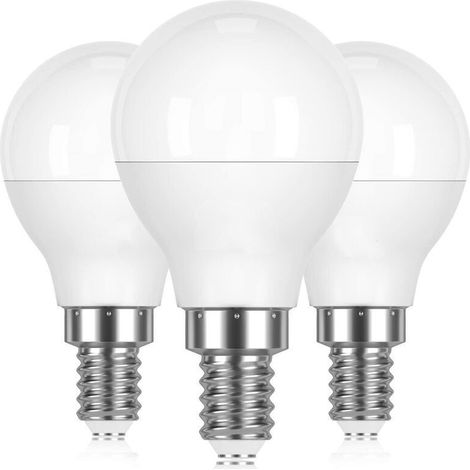 E14 Led-lampe, 5 W – 470 Lm, Warmweiß (2700 K), 200° Abstrahlwinkel, 220–240 V Wechselstrom, Nicht Dimmbar, 6 Stück