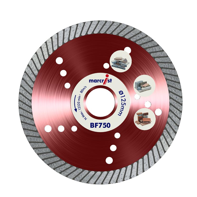 Diamanttrennscheibe Bf750 125x22.2