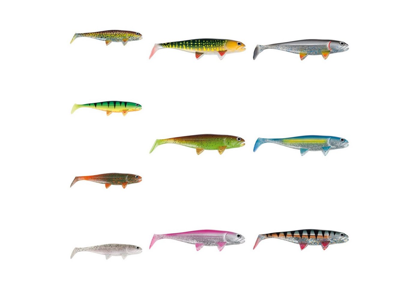 Jackson Fishing Kunstköder, Jackson The Fish 8cm Blue Shad Gummifisch