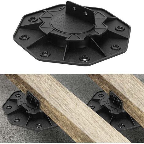 Verstellbarer Sockel 18–30 Mm – Für Holz- Und Wpc-terrassendielen – Tragfähigkeit 2700 Kg/m² – Stufenlos Verstellbar – 10er-pack – Wancle