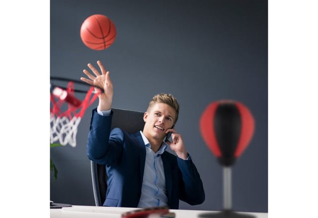 relaxdays Punchingball Tisch Boxsack