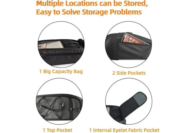 LuxusKollektion Gepäckträgertasche Fahrradtasche Satteltasche Gepäckträger Tasche Rucksack 8L